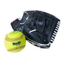 Set De Softbol Guante Sint. 11.5'' + Pelota 11'' Softball