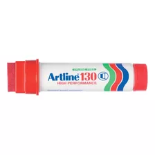 Marcador Permanente Artline 130 Con Punta De 30mm Color Rojo