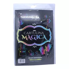 Cartulina Magica A4 Rexon Raspa Dibuja Divertite Arcoiris