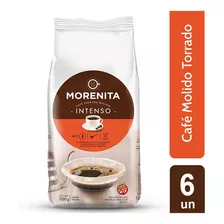 Cafe Molido Morenita Torrado Intenso 1 Kg X 6 Unidades