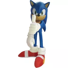 Boneco Sonic 28cm Filme 2020 Articulado Sega Super Coleção