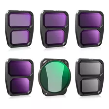 6 Filtros Uv Cpl Nd8 Nd16 Nd32 Nd64 P/lentes Drones Dji Air3