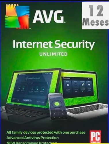 Antivirus Avg Internet Security 1 Dispositivo 2 Años