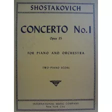 Partitura 2 Pianos Concerto N. 1 Op. 35 Shostakovich