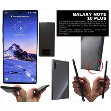 Samsung Galaxy Note10+ 256 Gb Aura Black 12 Gb Ram Usado + Galaxy Buds + Funda Extra De Regalo