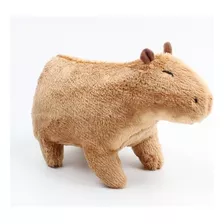 Muñeco De Peluche De Capybara Carpincho Realista Kawaii Color Caqui