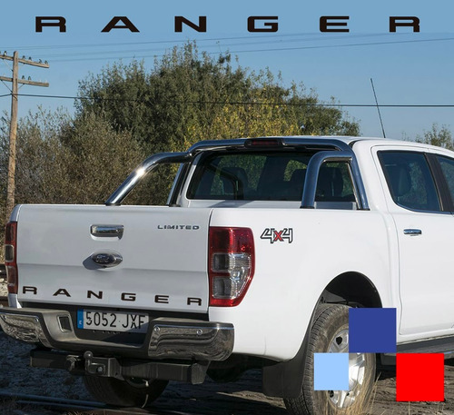 Emblema Adhesivo Portalon Ford Ranger 2013-2019 Foto 2