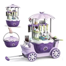 Valija Infantil Venta Helado Carro Accesorios 4 En 1 Calidad