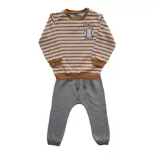 Conjunto Infantil Masculino Tile E Sul Moletom Baseball