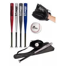 Kit De Baseball Con Bate De 24 Pulgadas Pelota Y Guante