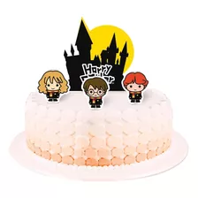 Topo - Topper - Decoração De Bolo - Festa Harry Potter Kids