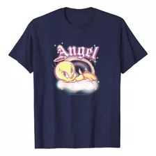 Camiseta Looney Tunes Bird Angel En Las Nubes