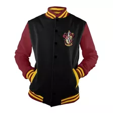 Jaqueta College Harry Potter Grifinória Bordada Moletom