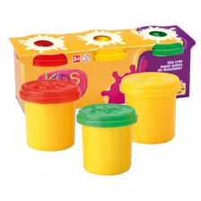 Kit 3 Potes Massinhas Modelar Coloridas Educativas Infantil