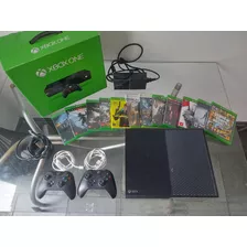 Xbox One 500gb Com Dois Controles E 12 Jogos.