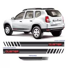 Par Faixa Lateral Renault Duster Dynamique Adesivos Ate 2019