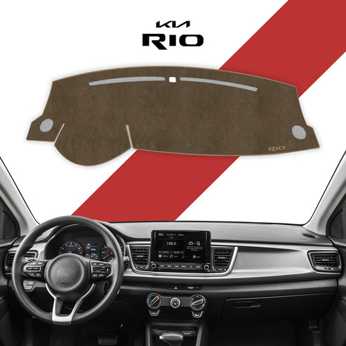 Cubretablero Bordado Kia Rio Hatchback Ex Modelo 2023 Foto 10