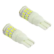 Luz Blanca T-10, 30 Led, Ceramica, 12v, Set X 2 Moto Y Autos