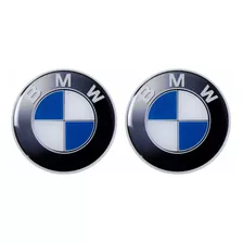 Par De Adesivo Resinado Emblema Compatível Com Logo Bmw 25mm