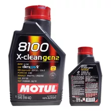 Oleo 1 Litro Motul 5w40 8100 X Clean Gen 2 100% Sintetico