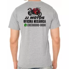 Camiseta Uniforme Oficina Mecânica Moto