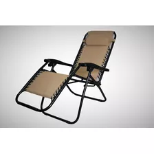 Camastro Plegable Beige Con Detalles