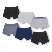 Kit 6 Cuecas Boxer Adulto Masculino Algodão Cotton Box Homem