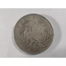 Moneda Chile 1 Peso 1910 Plata 0.900 (x868