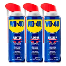 Wd40 Spray Multiuso Desengripa Lubrificante 500ml 3un Kit