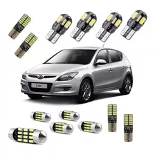 Kit Lampadas Led Premium I30 Pingo Teto Placa Ré Torpedo