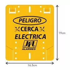 Aviso Peligro Cerca Eléctrica Jfl 19 X 16.5 Centímetros