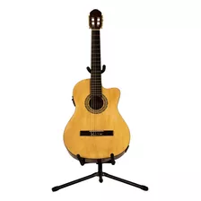 Campero Guitarra Electroacusticagt4 Rockera Natural Con Alma