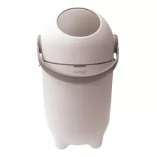 Lixeira Antiodor P/ Fraldas Banheiro Cozinha - 10l Clingo Cor Branco