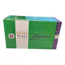 Incenso Golden Nag Lamare Massala 1 Cx C/12 Caixinhas Cada Fragrância Salvia Branca + Lavanda