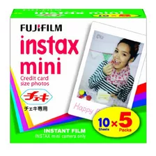 5pack Fujifilm Instax Mini Cheki Cine (10picture X5).