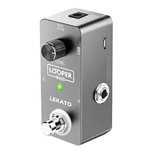 Lekato Guitarra Eléctrica Looper Pedal De Efecto Loop Pedal 