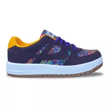 Tenis Panam Meztli Mazunte Morado Casual Moda Hombre Y Mujer