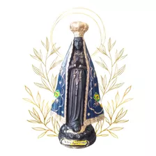 Nossa Senhora Aparecida -imagem Em Resina De Qualidade -19cm