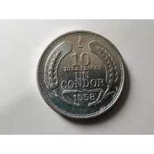 Moneda Chile 10 Pesos 1958 1 Condor Al(x6-x9-x65-x90x222