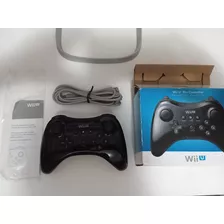 Wii U Pro Controle Original Com Caixa E Manual