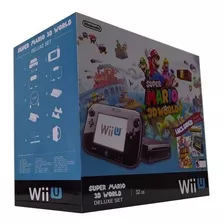 Caixa De Madeira Mdf Nintendo Wii U Mario 3d Word