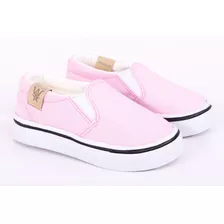 Panchas Para Bebes Rosa Lona Talles Del 17 Al 26