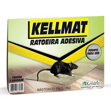 6 Peças Ratoeira Adesiva Cola Pega Rato Visgo Placa Rato