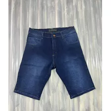 Bermuda De Jean Elastizada De Hombre Chupin Ideal Verano