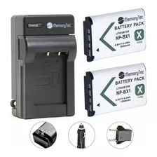 2 Baterias Carregador P/ Sony Dsc-hx300 Hx400 Hx50 Hx50v Rx1