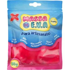 Massa De Eva Para Modelar Make+ Pacote 50g Vermelho