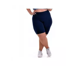 Kit 3 Bermuda Legging Fitness Ciclista Plus Size Short