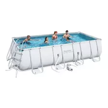 Piscina Estrutural Retangular 14.812 L Completa 110v Bestway