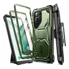 Case I-blason Para Galaxy S23 Ultra Protector 360° Verde