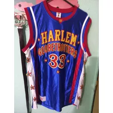 Camiseta Nba Harlem Globetrotters Jugador 33 Bull Original 